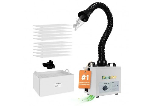 FC-100A Solder Fume Extractor - 99.97% Filtration for Safe Soldering FC-100A Solder Fume Extractor - 99.97% Filtration for Safe Soldering